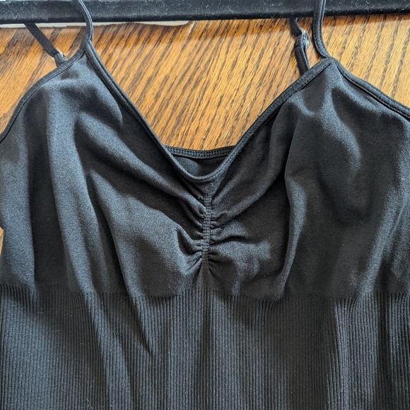 Candie's Black Nylon Spandex Top Size Small. - Picture 4 of 4